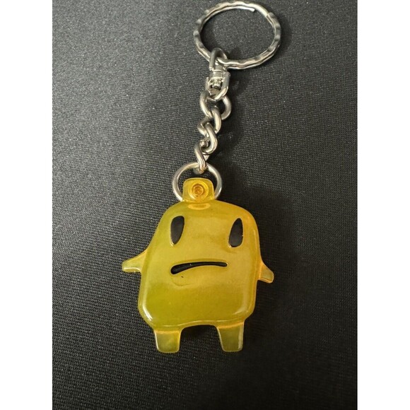 McDonald's Accessories - 1997 Tamagotchi Yellow Sad Face Keychain McDonald's Happy Meal Emoji Vintage 90s